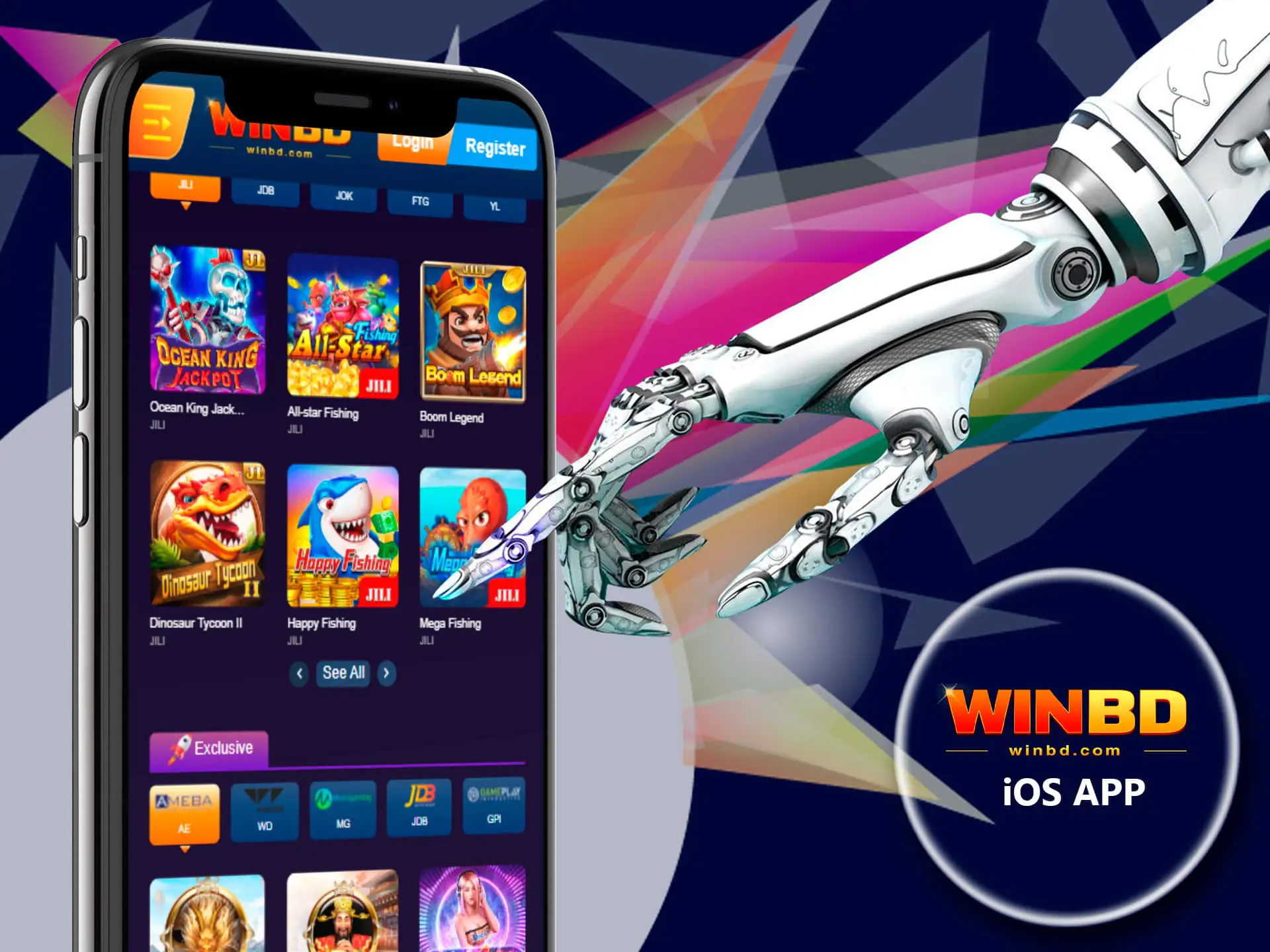 Installing WinBD app on iOS device