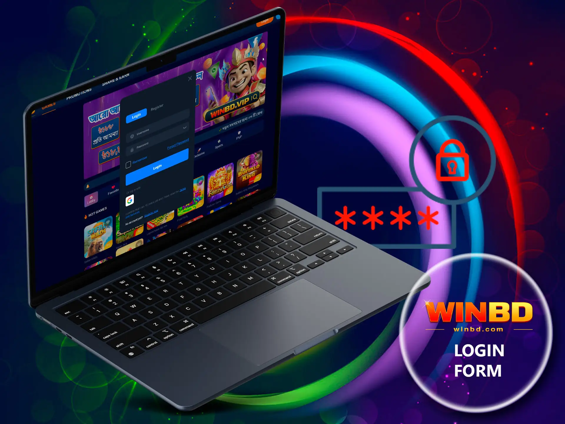 Two ways to login to WinBD account