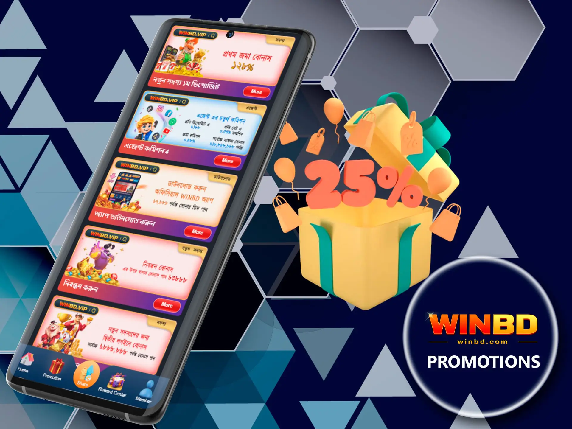 Favorable bonuses for new and existing players